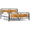 vidaXL Bed Frame without Mattress Metal 180x200 cm Super King