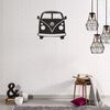 Homemania Wall Decoration Mini Van 32x36 cm Steel Black
