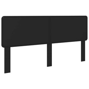 vidaXL Headboard Black Oak Engineered wood