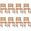 vidaXL Garden Chairs 8 pcs Solid Wood Teak