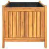 vidaXL Garden Planter with Liner 80x42x40 cm Solid Wood Acacia