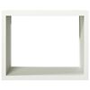 vidaXL Firewood Rack White 100x40x80 cm Steel