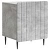 vidaXL Bedside Cabinet Concrete Grey 43 x 34.5 x 52 cm Engineered Wood