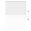 vidaXL Roller Blind Blackout White 90x150 cm Fabric Width 85.7 cm Polyester
