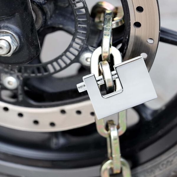 vidaXL Padlock 12 pcs Silver 7 x 1.9 x 5 cm Iron