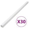 vidaXL Cable Trunking 60x60 mm 30 m PVC