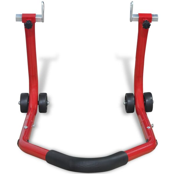 vidaXL Motorcycle Rear Stand Red