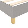 vidaXL Box Spring Bed Frame Light Grey Double Fabric (UK/IE/FI/NO only)