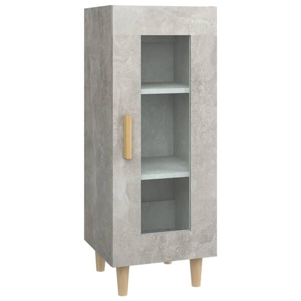 vidaXL Sideboard Concrete Grey 34.5x34x90 cm Engineered Wood