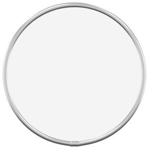 vidaXL Wall Mirror Silver &Oslash; 20 cm Round