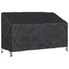 vidaXL Garden Bench Cover Black 165 x 70 x 65 / 94 cm 210D Oxford Fbric