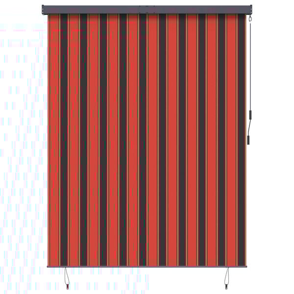 vidaXL Roller Blind Orange and Brown 200 x 250 cm Fabric and Aluminum