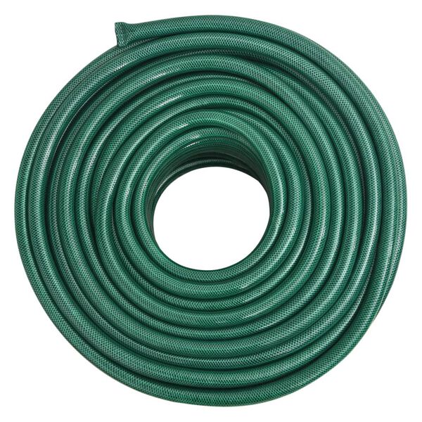 vidaXL Garden Hose Green 1" 100 m PVC