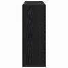vidaXL Sideboard 2 pcs Black Oak 60 x 31 x 84 cm Engineered Wood
