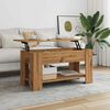 vidaXL Coffee Table Artisan Oak 101x49x52 cm Engineered Wood