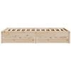 vidaXL Bed Frame without Mattress 140x190 cm Solid Wood Pine