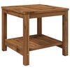 vidaXL Coffee Table Natural 48.5 x 49 x 45 cm Solid Acacia Wood