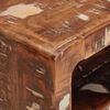 vidaXL End Tables with Shelf Brown 40 x 32 x 46 cm Solid Mango Wood
