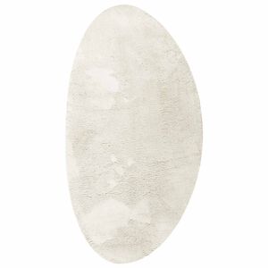 vidaXL Carpet HUARTE Cream 80 x 150 cm Polyester