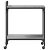 vidaXL Kitchen Trolley Grey Sonoma 60.5x31x72.5 cm Engineered Wood