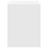 vidaXL Bedside Cabinet White 45x50x65 cm Engineered Wood