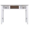 vidaXL Writing Desk Grey 110x45x76 cm Wood