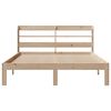 vidaXL Bed Frame with Headboard without Mattress 160x200 cm