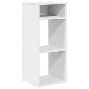 vidaXL Book Cabinet White 34x31x80 cm Engineered Wood