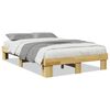vidaXL Bed Frame without Mattress 120x190 cm Small Double Solid Wood Oak