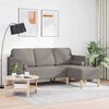 vidaXL Sofa Set Taupe 173 x 131 x 67 cm Fabric