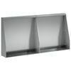 vidaXL Retaining Wall 2 pcs 40 x 12 x 40 cm Galvanised Steel Silver