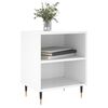 vidaXL Bedside Cabinets 2 pcs High Gloss White 40x30x50 cm Engineered Wood