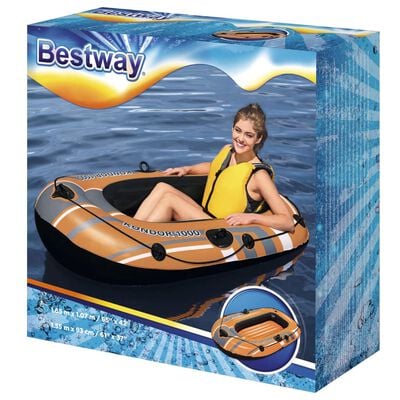 Bestway Inflatable Boat Kondor 1000 155x93 cm