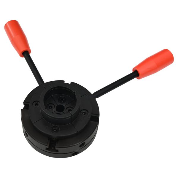 vidaXL 4 Jaw Wood Chuck with M33 Connection Steel 100 mm