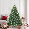 vidaXL Artificial Christmas Tree with 300 LEDs Green 180 cm PE and PVC
