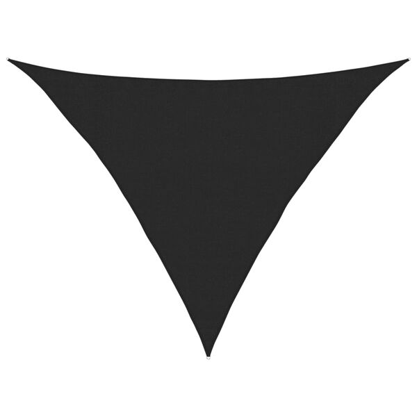vidaXL Sunshade Sail 160 g/m² Black 3.5x3.5x4.9 m HDPE