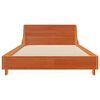 vidaXL Bed Frame without Mattress Wax Brown 90x200 cm Solid Wood Pine