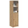 vidaXL Highboard Artisan Oak 35 x 37 x 142 cm Engineered Wood