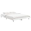 vidaXL Bed Frame without Mattress High Gloss White 140x190 cm