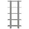 vidaXL Book Cabinet/Room Divider Concrete Grey 80x30x160 cm Engineered Wood