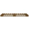 vidaXL Bed Frame without Mattress Brown 90x190 cm Single Solid Wood Pine Single