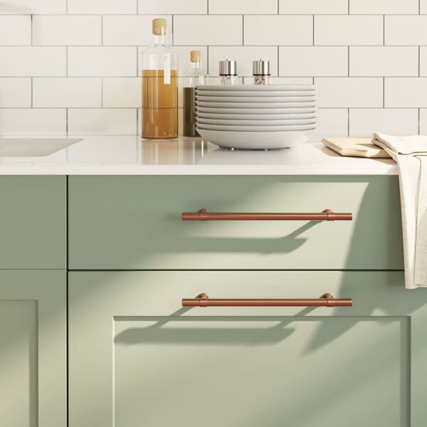 vidaXL Cabinet Handles 20 pcs Bronze 192 mm Stainless Steel