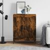 vidaXL Sideboard Smoked Oak 69.5x34x90 cm Engineered Wood