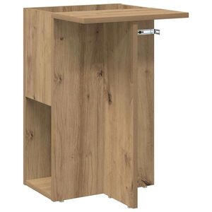 vidaXL End Table Artisan Oak 35 x 40 x 55 cm Engineered Wood