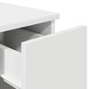 vidaXL Bedside Cabinets with Drawer 2 pcs White 20x36x60 cm