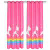 vidaXL Children's Printed Blackout Curtains 2 pcs 140x240 cm Pink