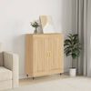 vidaXL Sideboard Sonoma Oak 69.5x34x90 cm Engineered Wood