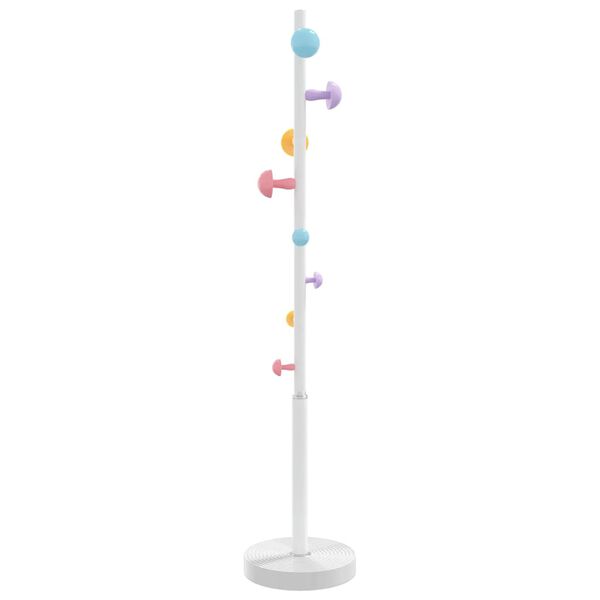 vidaXL Coat Stand White 172 cm Powder-coated Iron