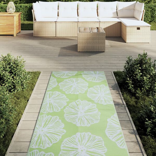 vidaXL Outdoor Carpet ARAKIL Green 80x250 cm PP