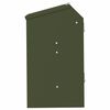 vidaXL Rabbit Feeder Olive Green 33.5 x 25.5 x 45.5 cm